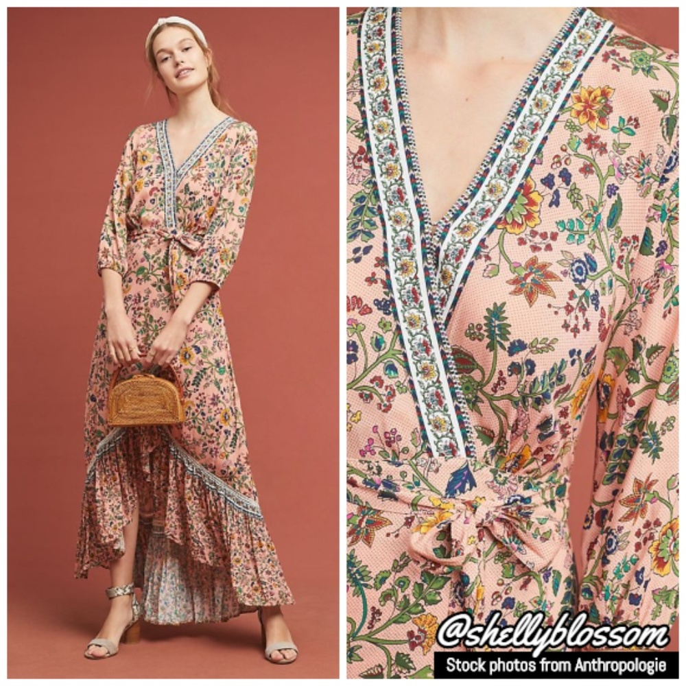 NWT Anthropologie Farm Rio Clara Dress - Picture 1 of 4